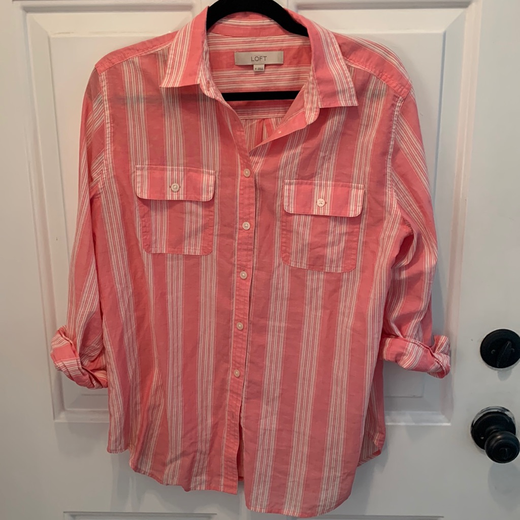 Loft Button Down- Medium- Lightweight